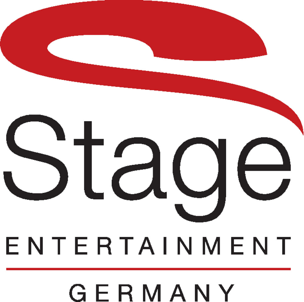Mit Klick auf dieses Bild, sehen Sie das Stage Entertainment Germany Logo in Schwarz und Rot auf weißem Hintergrund